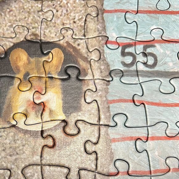 Feline Felon "I EAT PUZZLES" by Paul Normand 500 Pc. - Picture 7 of 12